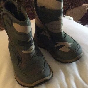 Kids Camouflage Boots child size 4